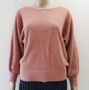 Marled by Reunited Dusty Mauve Crewneck Sweater Size Small NWT!